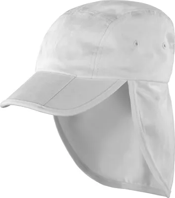 Image de Result Headwear - Chapeau de légionnaire pliable pour enfants PC6808 (taille unique) (Blanc)