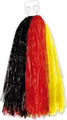 Produktbild von Deutschland Cheerleader Pompon WM EM Fanartikel Party Karneval Fasching