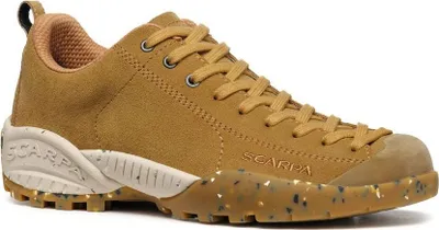 Mojito Planet Suede von Scarpa; braune Lifestyle-Schuhe für Damen mit Schnürung und rutschfester Sohle.