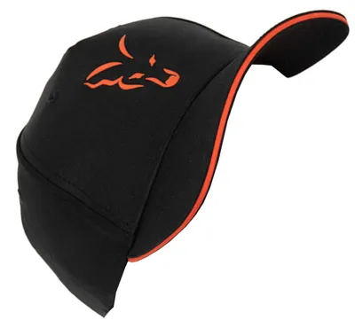Produktbild von Fox Collection Baseball Cap Black & Orange - Angelcap