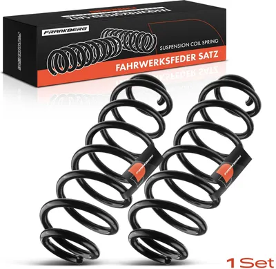 Image de Frankberg 2x Ressort de suspension essieu arrière pour VW Passat 362 Passat Variant 365 2.0L 2010-2014
