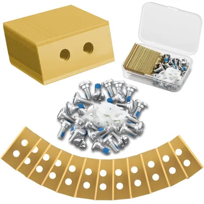 Produktbild von Omgoods – Set mit 48 Ersatzmessern für Rasenmähroboter
