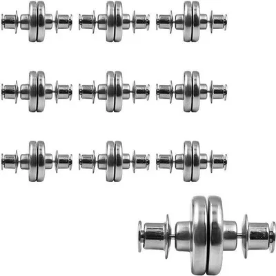 Produktbild von Magnetische Gardinenhalter - Set von 10 - Metall