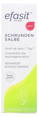 Produktbild von 3 x efasit Schrundensalbe je 60ml Fußcreme Repariert Rissige Fersen