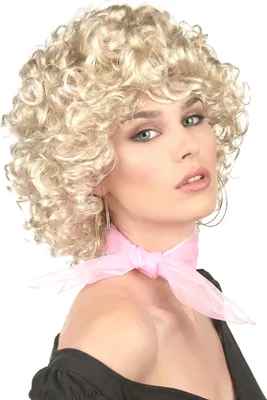 Produktbild von 50er-Jahre-Perücke gelockt Kostüm-Accessoire blond - Einheitsgröße