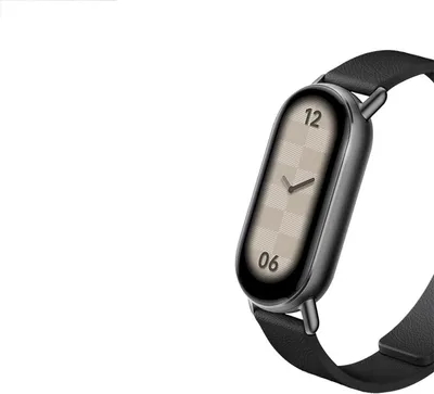 Obrázek produktu pro INF Kožený řemínek pro Xiaomi Band 8/9 - magnetický Černá