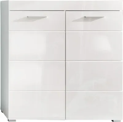 Produktbild von Amira Schuhschrank 2 Türen, weiss, weiss hochglanz.