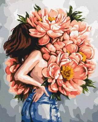 Immagine prodotto di Malowanie po numerach Zagadka piwonii 40 x 50 cm