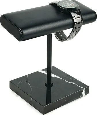 Image de Présentoir pour bijoux Porte-montres Présentoir Bracelet Bracelet Marbre & Cuir synthétique