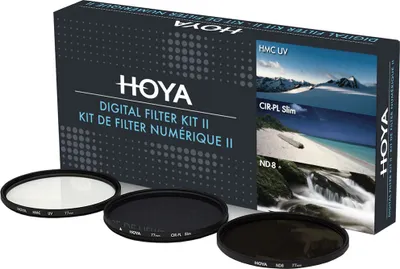 Produktbild von HOYA Filterset DFK43 II (UV, PLC, ND) D43 mm