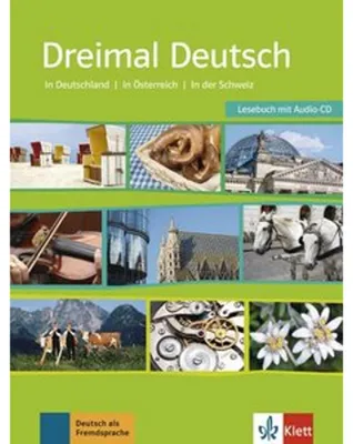 Productafbeelding van Dreimal Deutsch. Eine Landeskunde für Anfänger mit Vorkenntnissen und Fortgeschrittene. Lesebuch mit Audio-CD