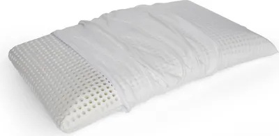 Produktbild von Talamo Italia Kissen für das Bett, 100% Italy, Abnehmbares Seifenkissen aus perforiertem Memory-Schaum, hypoallergen und atmungsaktiv, 70x40xh12 cm