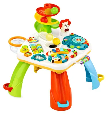 Produktbild von Interaktiver Lerntisch Baby mit Klavier Ballrutsche