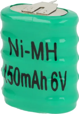 Produktbild von vhbw NiMH Ersatz Knopfzellen-Akku (150 mAh, 6 V, NiMH)