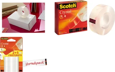 Obrázok produktu pre Scotch 61915RP, 15 m, Priehľadná, 19 mm, 3 kusov, Blistr