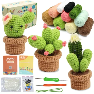 Häkel-Set für Anfänger – Garn, Nadeln & Zubehör, DIY