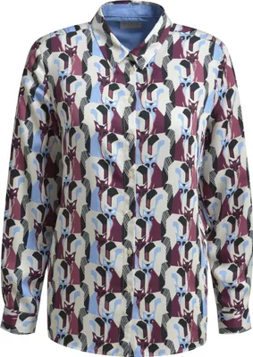 Zdjęcie produktu dla Milano Italy SHIRT BLOUSE 1/1 SLE VINO PRINT VINO 44