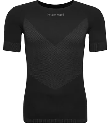 Produktbild von hummel First Seamless Jersey S/S, T-Shirt, Erwachsener, Weiblich, Schwarz, Einfarbig, XS/S