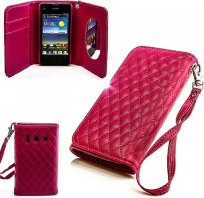 Produktbild von Huawei Ascend (Y300) Booksytle Handtasche Mirror Pink