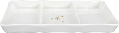 Obrázek produktu pro Porcelánová degustační miska Zlatá Koleda 2025, 3 sekce, 21 x 9 cm