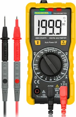 Image de Multimètre Numérique Pancontrol Mesure Précise 600v Cat Iii - Pancontrol