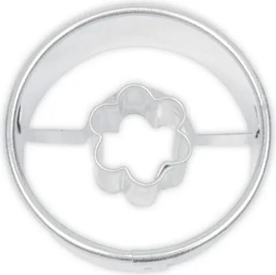 Produktbild von süßigkeiten ausschneiden CIRCLE glatt MIT BLUME
