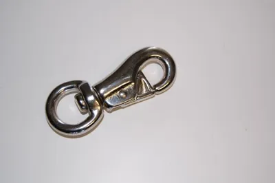 Produktbild von Karabinerhaken mit Wirbel drehbar