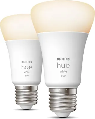 Produktbild von Philips by Signify Philips Hue White A60 – E27 smart bulb – 800 (2-pack)