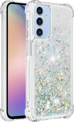 Produktbild von Samsung Galaxy A15 Hülle - Coverup Liquid Glitzer Back Cover - Silber