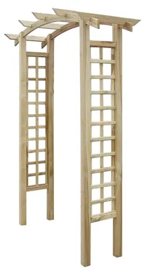 Produktbild von Gartenbogen 150x60x210 cm Holz Pergola Rosenbogen Rankgitter Spalier Torbogen