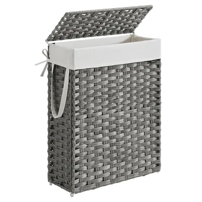 Produktbild von SONGMICS Wäschekorb, mit Griffen, faltbar, Wäschesack herausnehmbar, 55 L