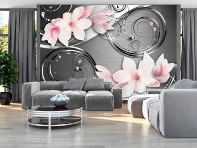 Produktbild von Vlies Fototapete 400x280 cm Tapeten Wandtapete XXL Blumen Magnolien Natur b-A-0123-a-d