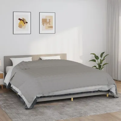 Produktbild von The Living Store Gewichtsdecke Grau 220x260 cm 11 kg Stoff