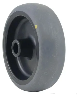 Obrázek produktu pro 100mm kolo s šedou elektricky vodivou termoplastickou pryží na polypropylu