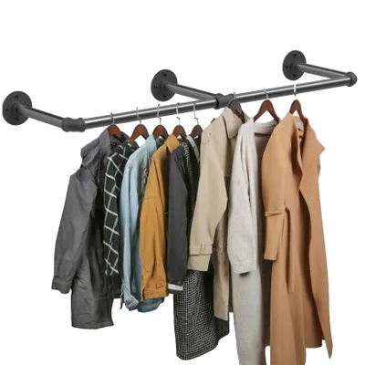 Immagine prodotto di Appendiabiti, design industriale, montaggio a parete, nero