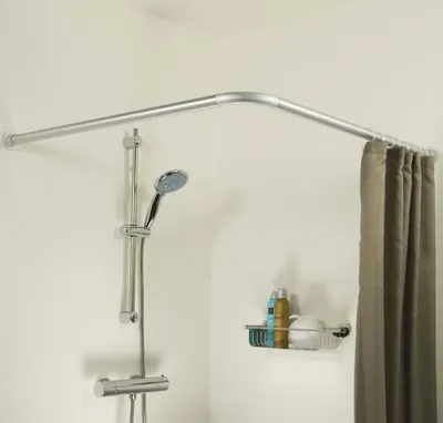 Obrázok produktu pre Sealskin rohový sprchový záves 90x90 cm Chrome
