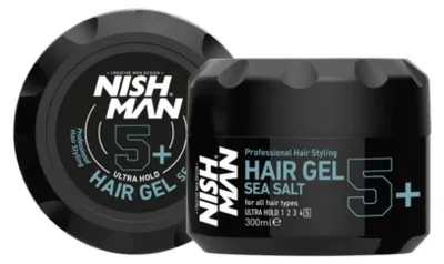 Produktbild von Nishman Haar Styling Gummy Gel Meersalz 5+ 300ml