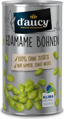 Produktbild von d'aucy Edamame Bohnen - 100% ohne Salz und Zuckerzusatz, 285 Gramm Dose