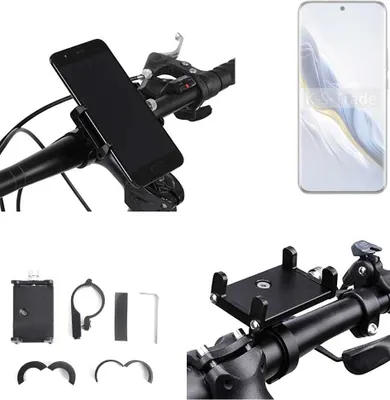 Produktbild von K-S-Trade Handyhalterung für das Fahrrad kompatibel mit Honor Magic6 Halter Lenkstange Fahrradhalterung Motorrad Bike Mount Befestigung Smartphone