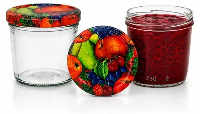 Productafbeelding van Set van 25 Jampotten met Deksels 230 ml