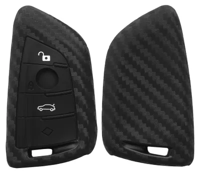 Produktbild von kwmobile Schlüsselhülle für BMW 3-Tasten Smart Key Autoschlüssel Hülle - Autoschlüssel Schlüssel Hülle aus Silikon - Schlüsselschutz Gehäuse in