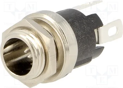 Produktbild von 1x Buchse 5,5mm männlich zur DC-Stromversorgung 5,5/2,1mm  2,1mm 722A DC Steckverb