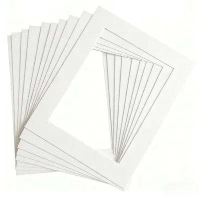 Passepartout A3 10er-Pack weiß 29,7x42 cm, Innen 21x29,5 cm