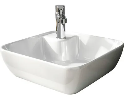 Produktbild von Pelipal Aufsatzwaschbecken Xpressline 4035 42,5 x 42,5 cm weiß glänzend 4900.994241