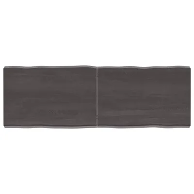 Produktbild von Tischplatte 120x40x(2-6) cm Massivholz Behandelt Baumkante