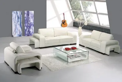 Produktbild von 2 Sitzer Sofa Couch Polster Couchen Sofas mit Hocker JVmoebel