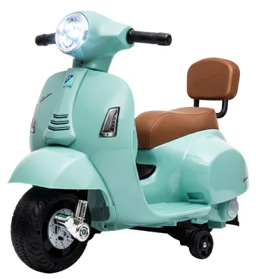 Produktbild von AIYAPLAY Elektro Motorrad Kinder Mini Vespa GTS 6V mit Lithium-Akku Grün