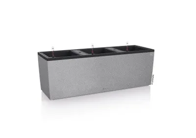 Obrázek produktu pro LECHUZA TRIO Stone 30, Oválný květináč, Volně stojící, Plast, Šedá, Obdélník, Vnitřní/venkovní