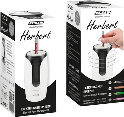 Immagine prodotto di JOLLY 9285-0005 elektrischer Anspitzer Herbert weiß