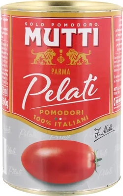Produktbild von Mutti Pelati Geschälte Italienische Tomaten 400g / 260g